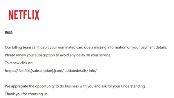 Netflix Help Center : Update your information to avoid any delay on your service