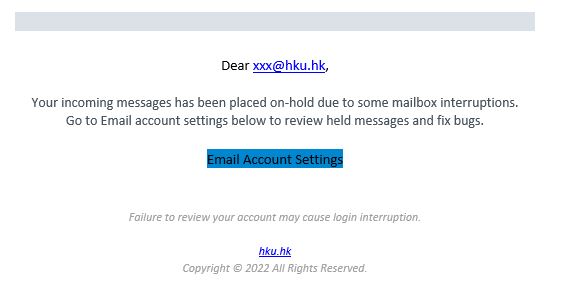 Pending incoming messages: Action Required