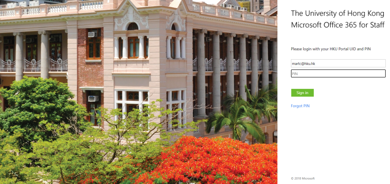 HKU_Portal_login