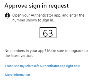 If you want to switch to a different multi-factor authentication method for your Microsoft 365 sign-in, you can sign in to your account and choose “I can’t use my Microsoft Authentication app right now”.