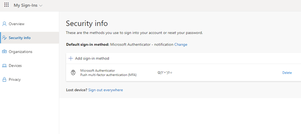 Login your M365 account, the following screen will appear on your computer.