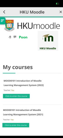 HKU_app_Moodle_courses