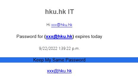 [SPAM] Password Expiration Notification-hku.hk