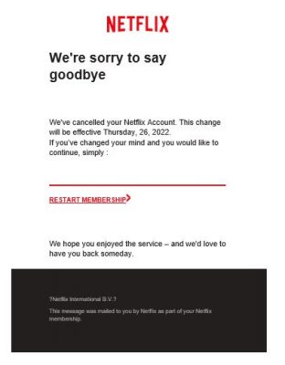  Update your payment details now: Membership suspended
