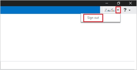 Click [ Sign out ] to close of all the other windows to complete.