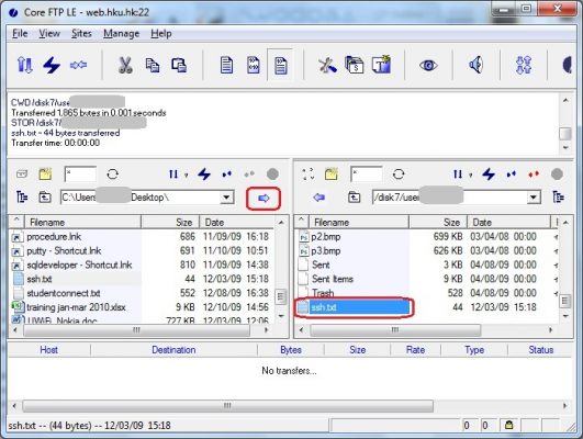 sftp coreftp personal 08