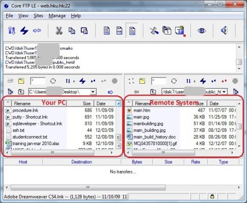 sftp coreftp 05