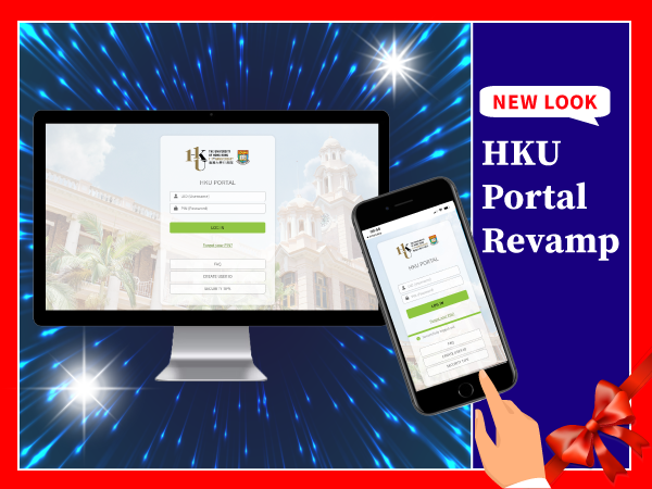 Welcome 2023 with a new look of HKU Portal!