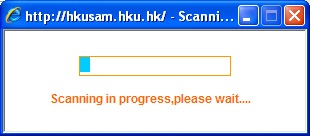 scanning is progress