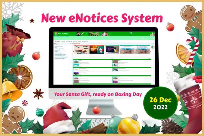 Secret Santa Gift for Every HKUers on Boxing Day – A Brand New eNotices System