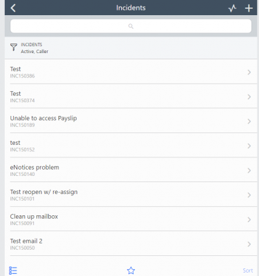 list all active incidents