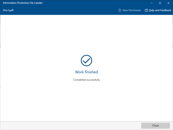 Click “Close” to exit the setting page.
