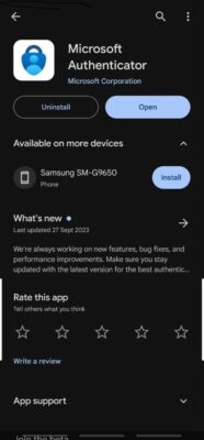 ms authenticator (android)