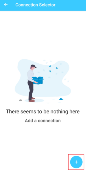 Tap the button with + icon