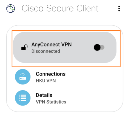 You are now disconnected from HKUVPN.