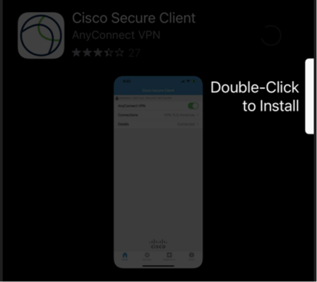 Double-click side buttonto kick off the installation.