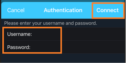 Enter your HKU email address (UID@hku.hk or UID@connect.hku.hk)and PIN in the Username and Password fields respectively and tap Connect.