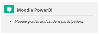 moodle powerBI