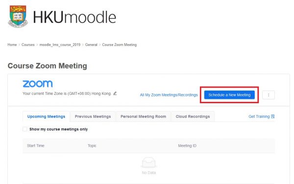 Schedule a meeting