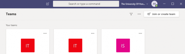 Click “Join or create team”, click “Create team”.