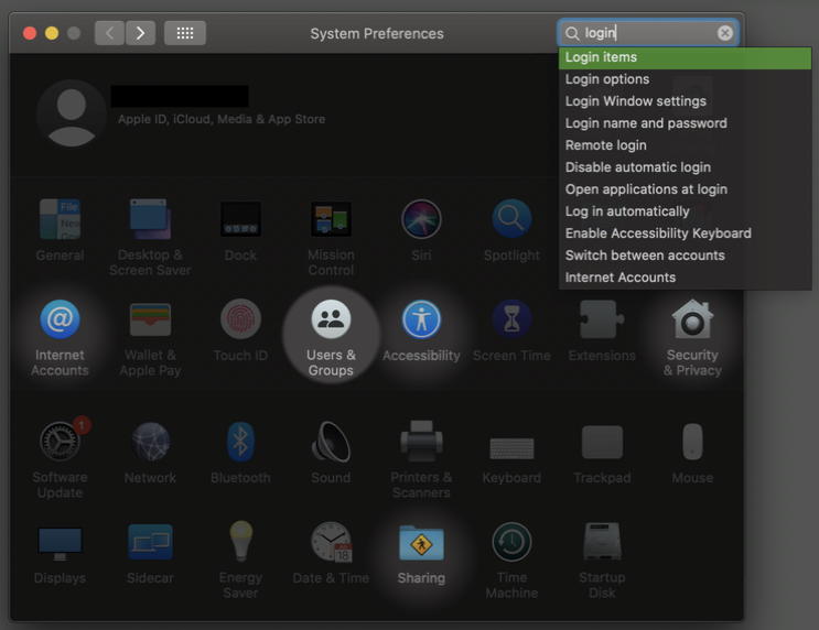 Note that on older versions of macOS you may have to go into System Preferences> Accounts, then select your login name and finally select the Login Items