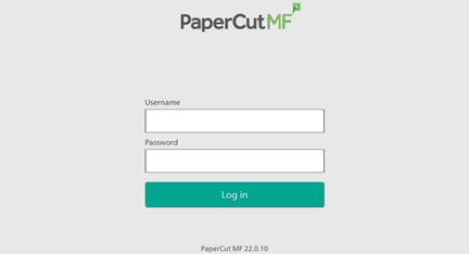 Select either Username and password or ID number to log in.