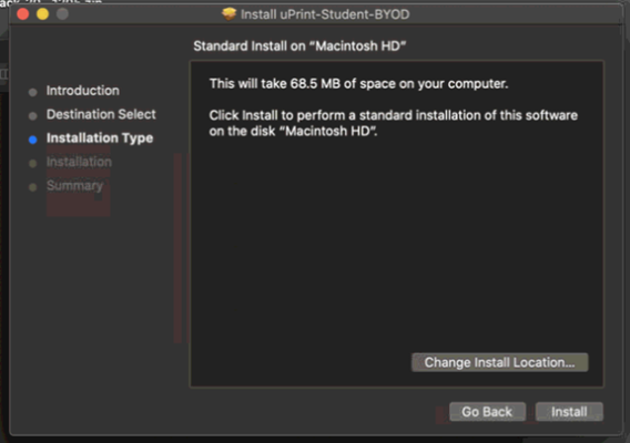 If the following pops up asking for installation, click “Install”.