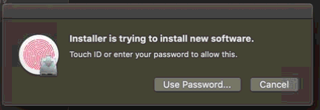 Import the Password and “install Software”