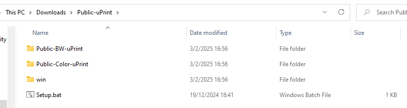 Unzip the file and double click “Setup.bat”