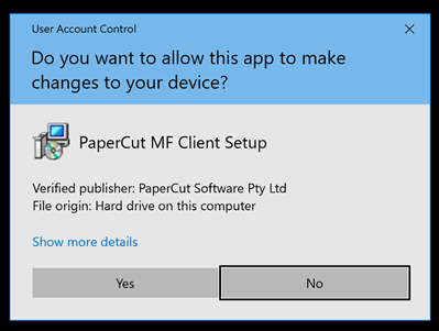 A command prompt will be shown while the driver is being installed. (Note: It may take a while for the installation to complete and the window will be prompted several times.)