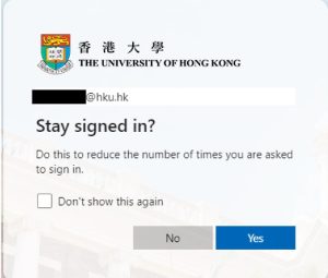 How to response Stay Sign In?