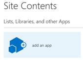 Add an app