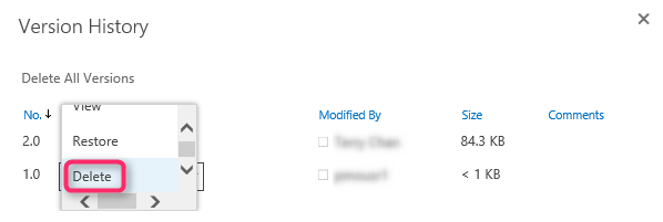Select delete