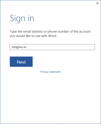 Sign in Image 1