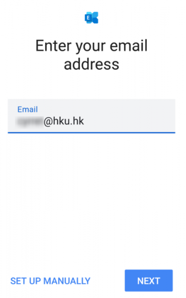 Enter your email address UID@hku.hk and press click NEXT.