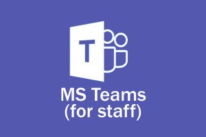MS Teams logo with for staff