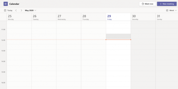 Under the Calendar view, double click a timeslot to schedule a new meeting.