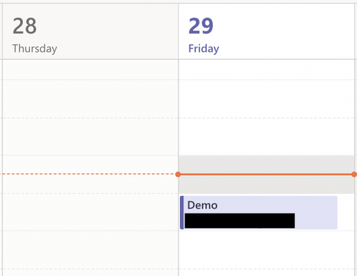 After a meeting is scheduled, it will be added under the Calendar View of MS Teams