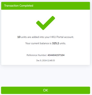 Transaction Completed