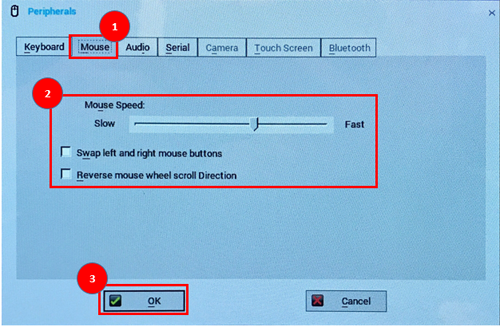 mouse setting